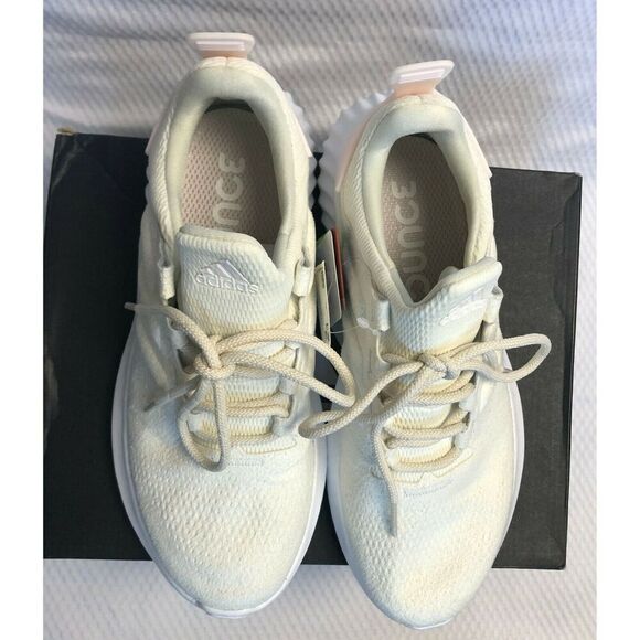 NIB Adidas Juniors Alphabounce Croff Ivory Running Sneakers Size 6 - Picture 3 of 12